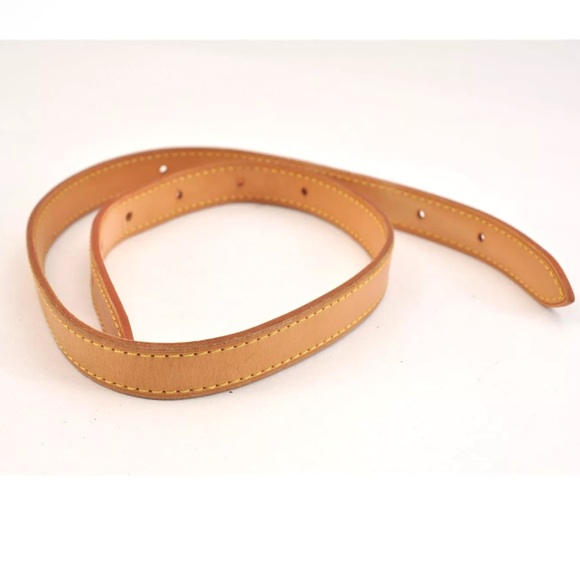 2 Louis Vuitton Straps Replacement Vaschetta Leather Shoulder For GM Bag 31.9” - Picture 5 of 16